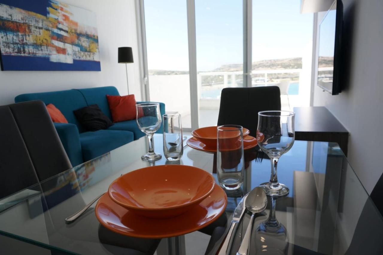 Sea View Penthouse Mellieha Bay Appartement Buitenkant foto