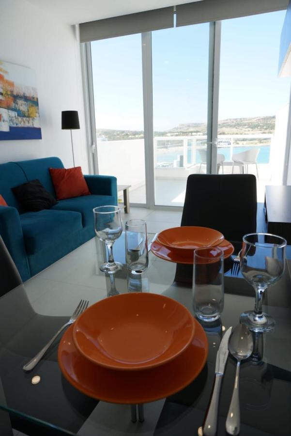 Sea View Penthouse Mellieha Bay Appartement Buitenkant foto
